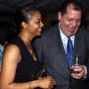 Colin Hamilton/Freelance Photographer
Senator Marlene Malahoo Forte and Finance Minister Audley Shaw have some fun during the Spanish National Day reception at the Spanish Ambassador's residence on Tuesday October 13, 2009.