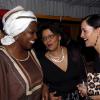 Colin Hamilton/freelance photographer
From left, Ambassador of Senegal Dr. Nafissatou Diagne,   Mrs Vilma Baugh and Annmarie Vaz share a light moment during the Spanish National Day reception at the Spanish Ambassador's residence on Tuesday October 13, 2009.