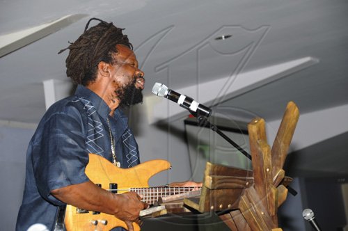 Norman Grindley /Chief Photographer
A thanksgiving celebration for the life of Wycliffe 'Steely' Johnson at the swallowfield Chapel in St. Andrew for yesterday.