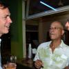 ContributedMark Scott (left) greets Stephen Hill (right), while Donald Patterson looks on at centre during the Sterling Asset Management Welcome Cocktails.