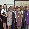 Peta-Gaye Clachar/Freelance Photographer
THE 'MONEY' SHOT:Long service awards recipients pose with company executives (from left, front row), Miss Jamaica World Kerrie Baylis, special guest; Judith Silvera, Dionne Sicard, Olive Green, Leopold Swaby, Margarette Nembhard, Yvonne Senior and Rudolph Brown.
(Back row from left): Deputy Managing Director, Christopher Barnes, Marva Walker, Karl Smith, Chairman/Managing Director, Oliver Clarke, Easton Green, Sandra Cato, Alfred Nicholas, Managing Editor Jenni Campbell and Colin Steer. Service Awards at the Gleaner's North Street Office on Monday, September 21, 2009.