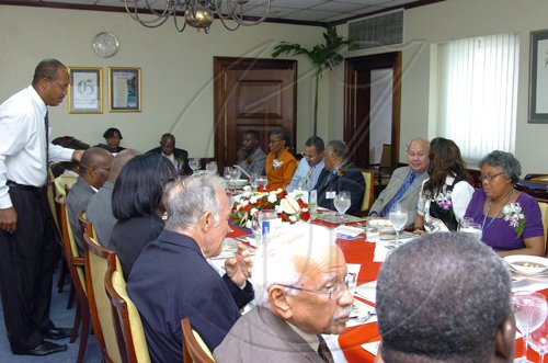 Peta-Gaye Clachar/Freelance Photographer
Gleaner company Long Service Awards at the Gleaner's North Street Office on Monday, September 21, 2009.