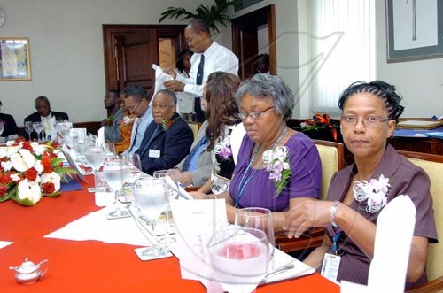 Peta-Gaye Clachar/Freelance Photographer
Gleaner company Long Service Awards at the Gleaner's North Street Office on Monday, September 21, 2009.