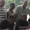 Usain Bolt's Land Signing Function