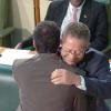 Rudolph Brown/Chief Photographer
Daryl Vaz, swearing as member of parliament for West Portland, at Gordon House on Tuesday, March 31-2009.