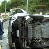 Junior Dowie / Staff Photographer
This Mini Bus overturn on Hope Rd Four Persons were in the Bus