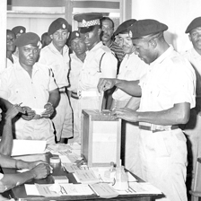Voting: 16 general elections, smooth change of governments